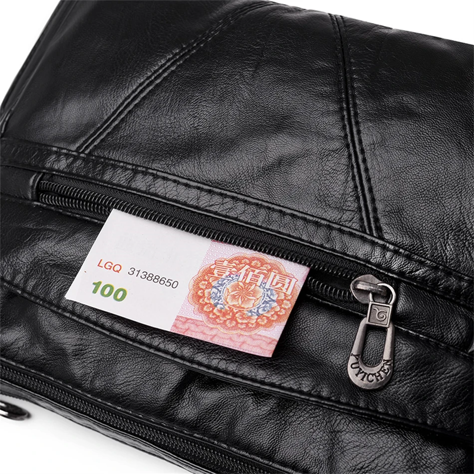 Fashion All-match Solid Color Messenger Bag High Capacity Womens Shoulder Bags 2021 New High Quality Pu Leather Women Handbag