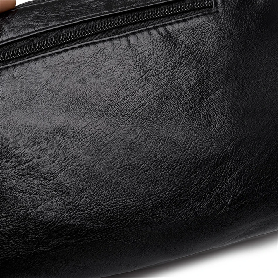 Fashion All-match Solid Color Messenger Bag High Capacity Womens Shoulder Bags 2021 New High Quality Pu Leather Women Handbag