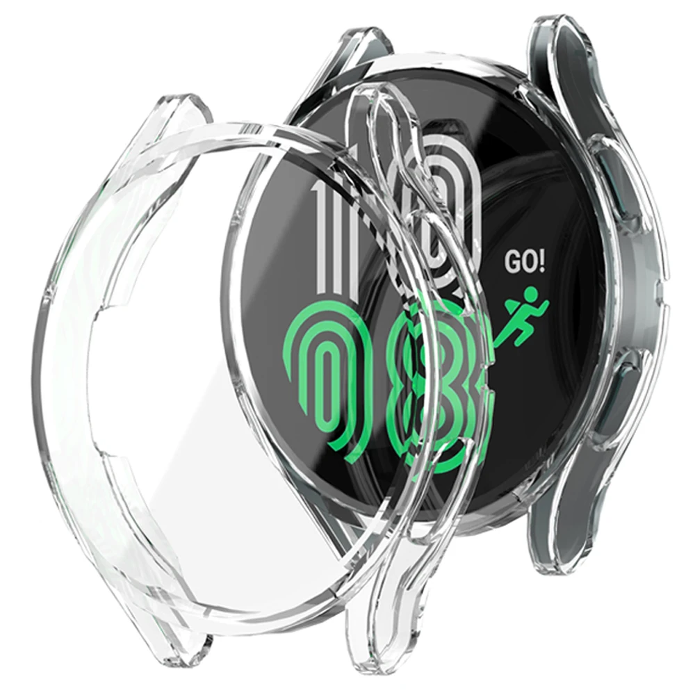 Watch Case for Samsung Galaxy Watch 4/5/6 40mm 44mm Screen Protector TPU All-Around Bumper Protective Cover for Watch 6 40mm44mm