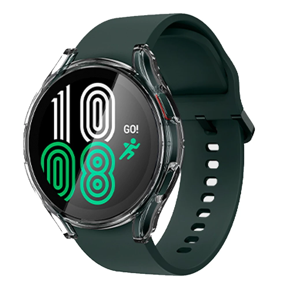 Watch Case for Samsung Galaxy Watch 4/5/6 40mm 44mm Screen Protector TPU All-Around Bumper Protective Cover for Watch 6 40mm44mm