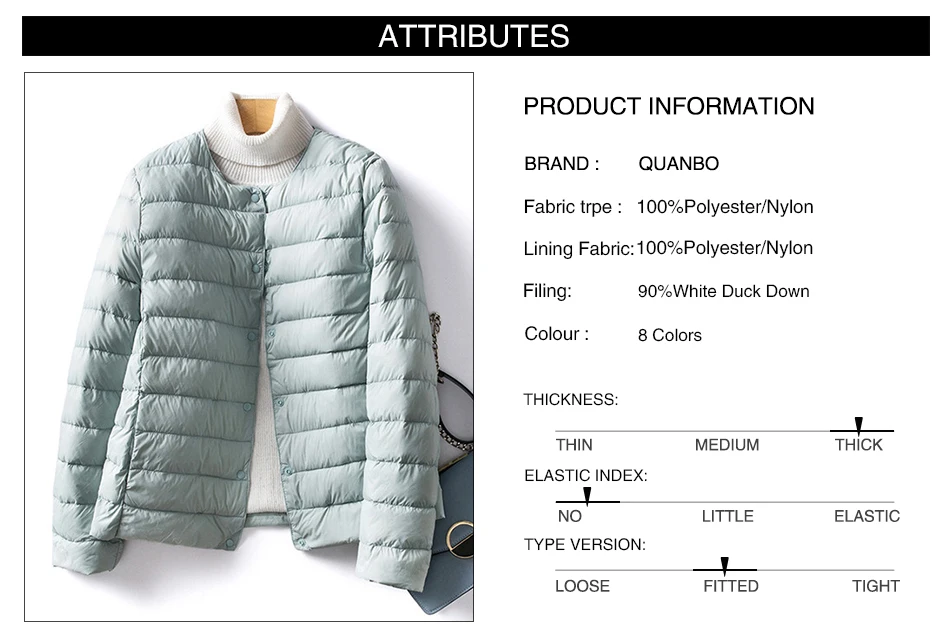 Women Liner Duck Down Jacket O-neck Variable V-neck 2024 New Female Winter Keep Warm Collarless Ultralight Quilted Puffer Coat