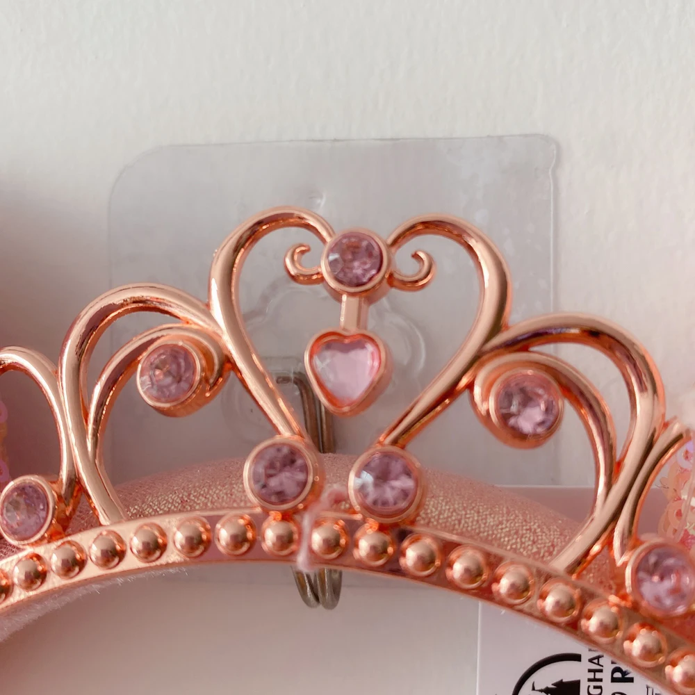 New Disney Mickey Mouse Ears Headband Space mountain Lunar New Year Minnie Bow Pink Sequins Cartoon Anime Headdress Headband Gif