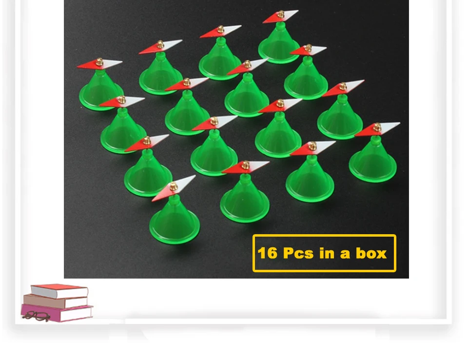 16 Pieces Physical Experimental Equipment Instrument Electromagnetism Rhombus Small Diamond-Shaped Magnetic Needle