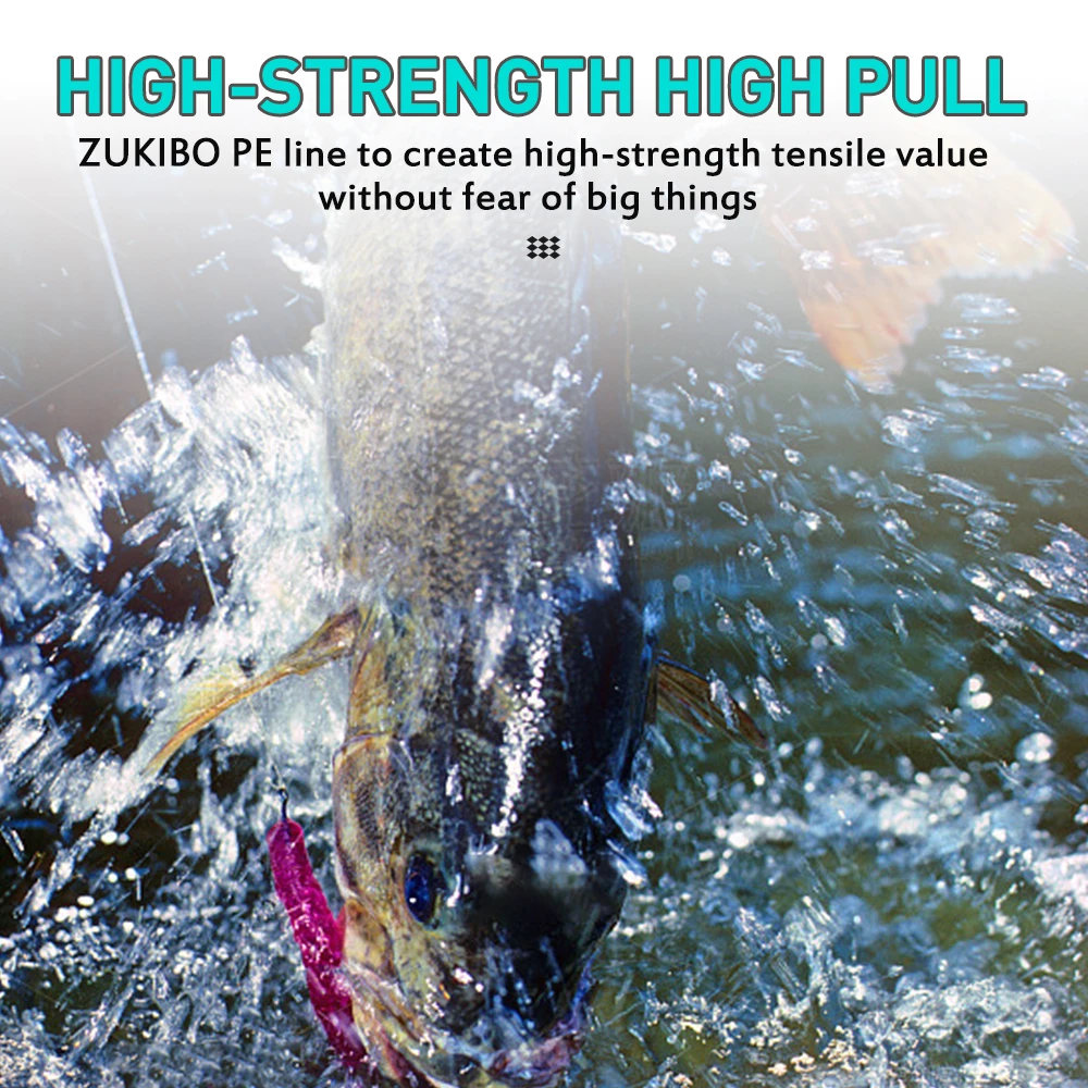 ZUKIBO New 131 Braid Fishing Line,Thin Diameter Superline,Tighter Braid,Smooth,Soft,Abrasion Resistant Saltwater Braided Line