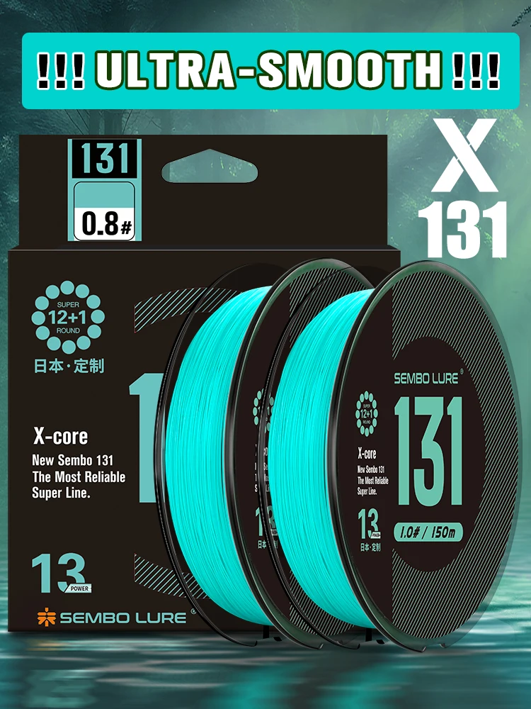 ZUKIBO New 131 Braid Fishing Line,Thin Diameter Superline,Tighter Braid,Smooth,Soft,Abrasion Resistant Saltwater Braided Line