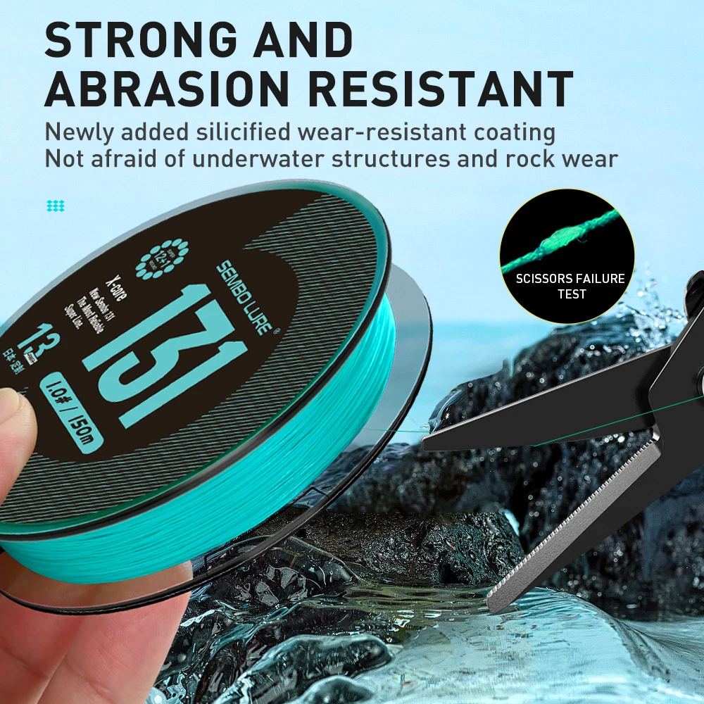 ZUKIBO New 131 Braid Fishing Line,Thin Diameter Superline,Tighter Braid,Smooth,Soft,Abrasion Resistant Saltwater Braided Line