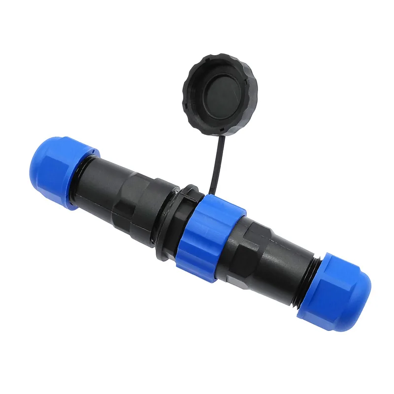 SP20 Straight Waterproof Connector 2/3/4/5/6/7/8/9/10/12/14 Pin IP68 Industrial Cable Connector