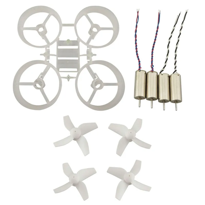 JJRC H36 Eachine E010 Furibee F36 DIY Mini RC Drone 65mm Wheelbase Frame Kit W/ Propeller 4Pcs 615 Motors Red Black White
