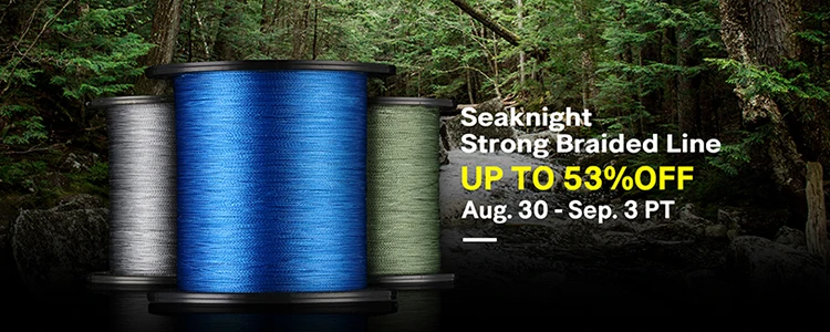 SeaKnight Brand TriPoseidon Series 4 Strands 300M PE Braided Fishing Line 8-60LB Multifilament Fishing Line Smooth Carp Fishing