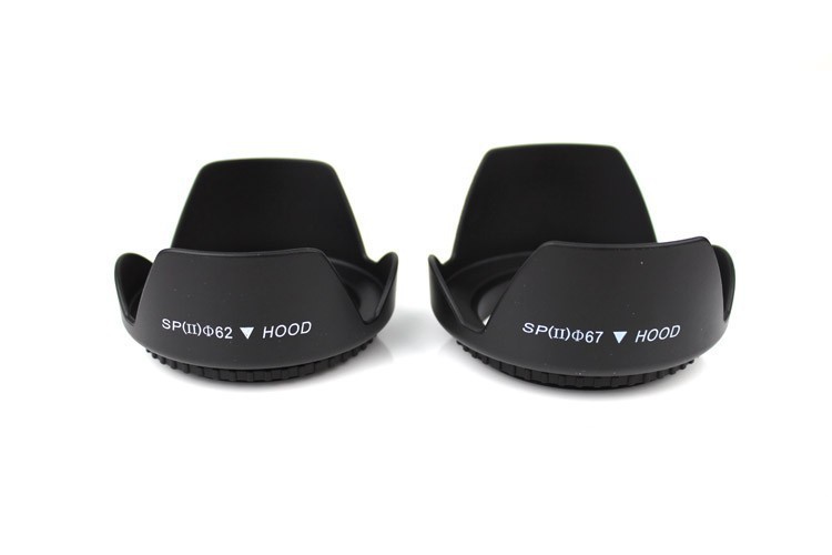 Universal Lens Hood 49mm 52mm 58mm 55mm 62mm 67mm 72mm 77mm 82mm Screw-in Tulip Petal Flower Filter Thread Camera Lente Protect