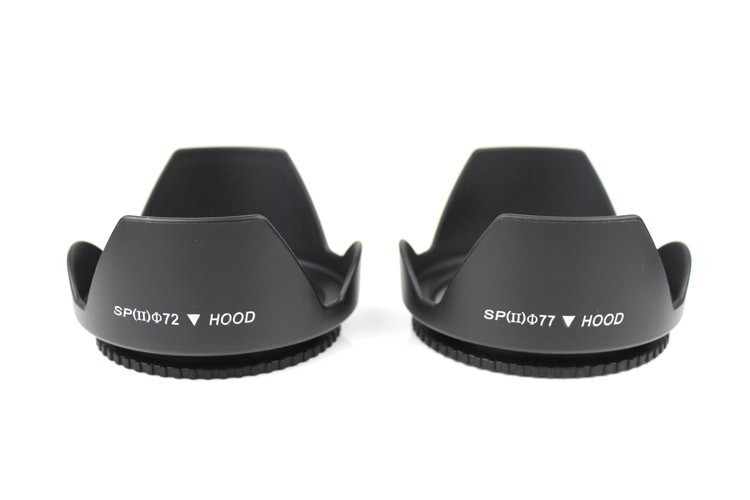 Universal Lens Hood 49mm 52mm 58mm 55mm 62mm 67mm 72mm 77mm 82mm Screw-in Tulip Petal Flower Filter Thread Camera Lente Protect