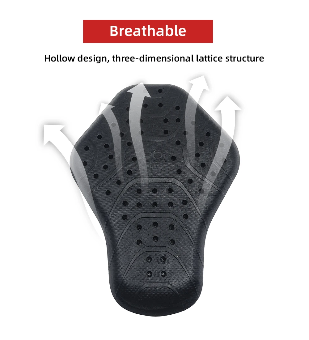 CE Level 2 Moto Motorcycle Back Elbow Knee Shoulder Protector Jacket Insert Gear Armor Motocross Racing Protect Protection Pad