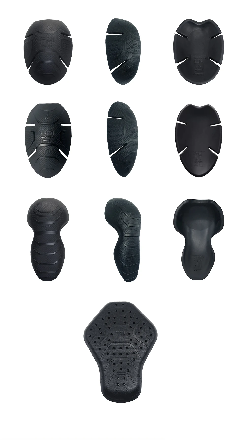 CE Level 2 Moto Motorcycle Back Elbow Knee Shoulder Protector Jacket Insert Gear Armor Motocross Racing Protect Protection Pad