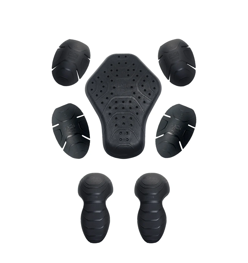 CE Level 2 Moto Motorcycle Back Elbow Knee Shoulder Protector Jacket Insert Gear Armor Motocross Racing Protect Protection Pad