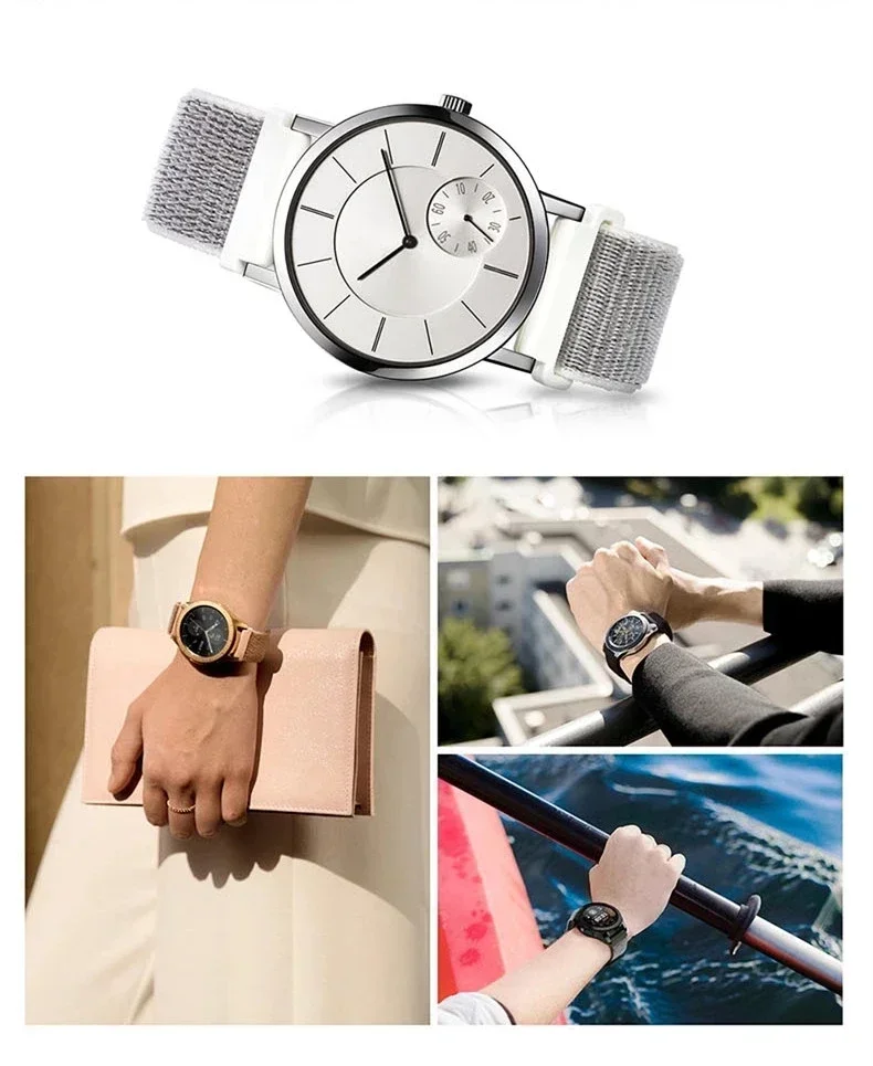 Nylon Loop Band For Amazfit GTS 4/3/2/2e Mini/GTR 4/3/2e/Balance/stratos 20mm/22mm Watch Bracelet for bip 5-3 pro-U-S-lite strap