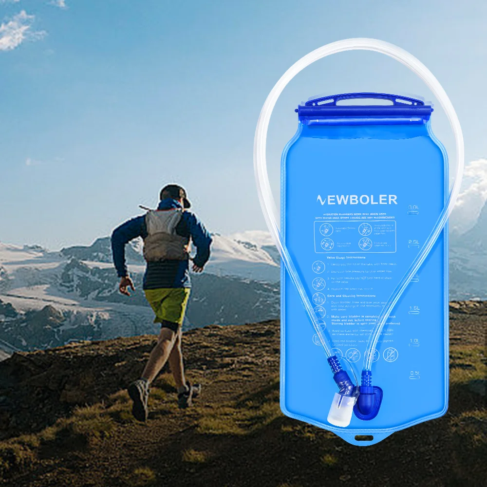 1.5L 2L 3L Water Bag Sports Backpack Bicycle Riding Water Bag Portable Food Grade Outdoor Drinking Water Bag Camping Water Bag