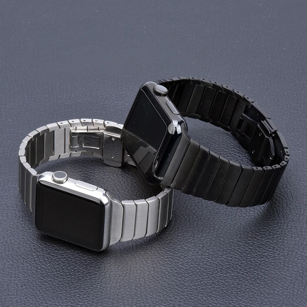 Luxury Stainless Steel Strap For Apple Watch Series 9 8 7 45mm 41mm 44 40 mm Link Bracelet Iwatch Ultra 2 49mm IWatch Metal Band