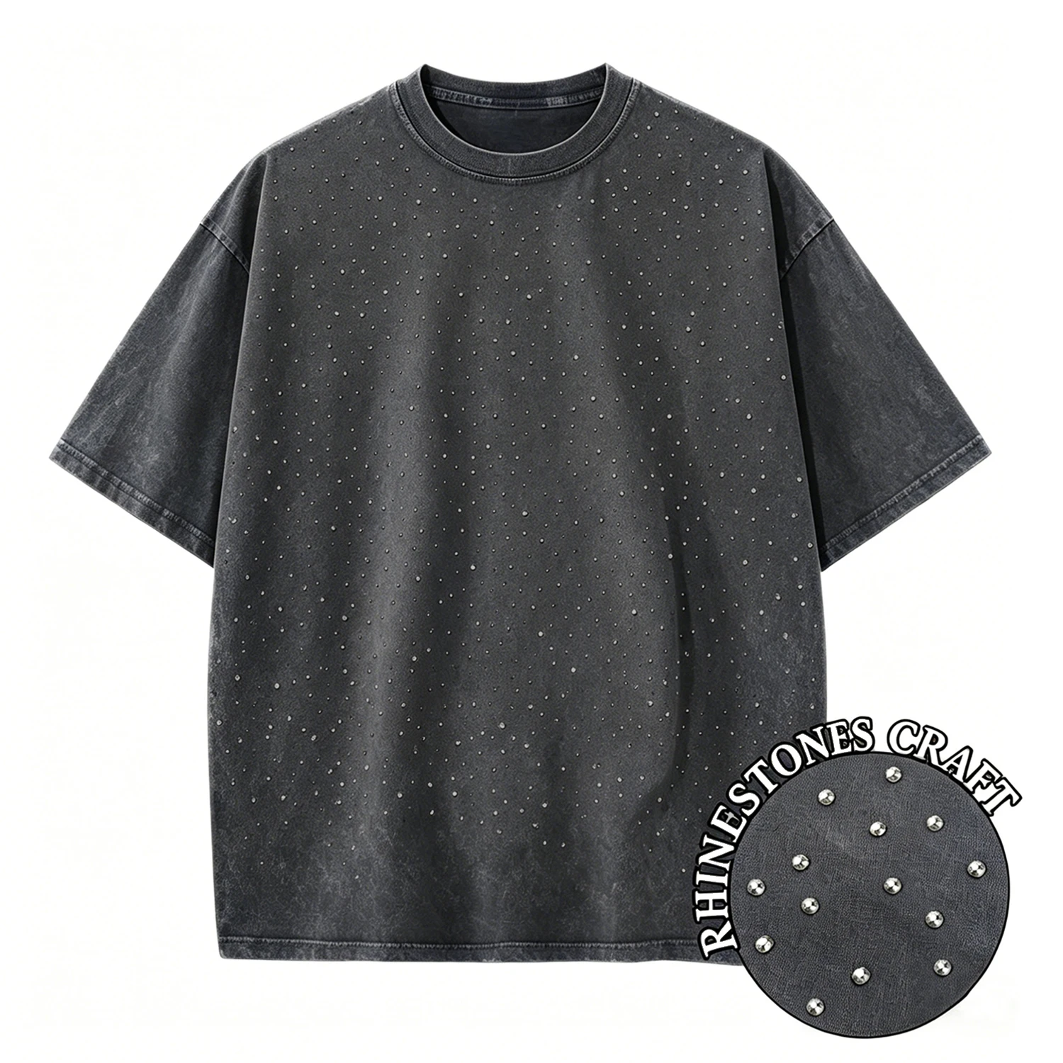 Men's Women Washed Vintage T-Shirts Street Hip Hop Retro Punk T Shirt Harajuku Casual Cotton Short Sleeve Couple TShirts Tees