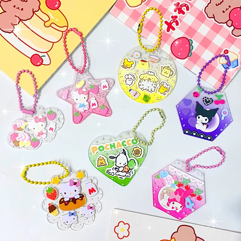10-200Pcs Kawaii Handbook Stickers Cartoon Collage Laser Sticker DIY Decorative Scrapbooking Journals Stationery School Supplies