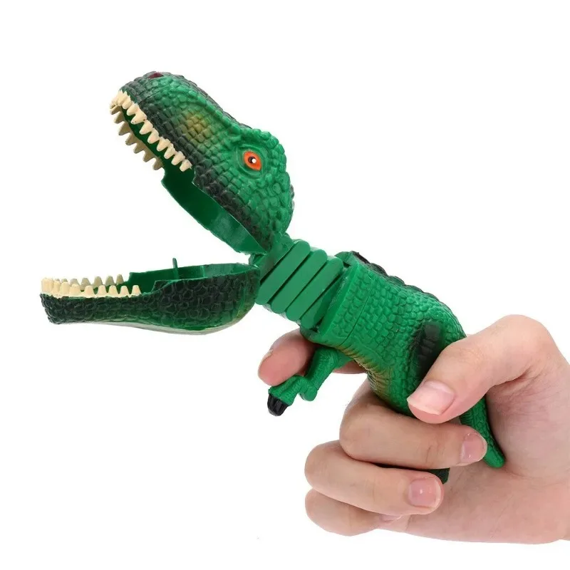 Children Dinosaur Toy Plastic Animal Toys Figures Grabber Claw Game Snapper Pick Up Novelty Kids Gift