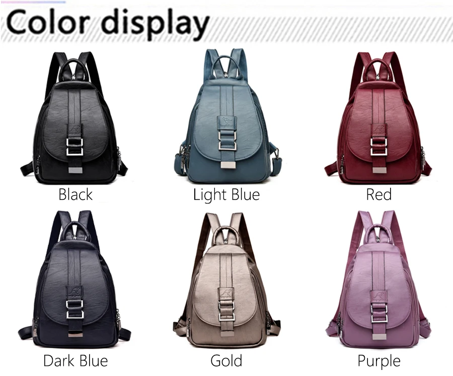 2026 New Hot Women Leather Backpacks Female Vintage Backpack for Teenage Girls School Chest Bag Travel Bagpack Ladies Back Pack