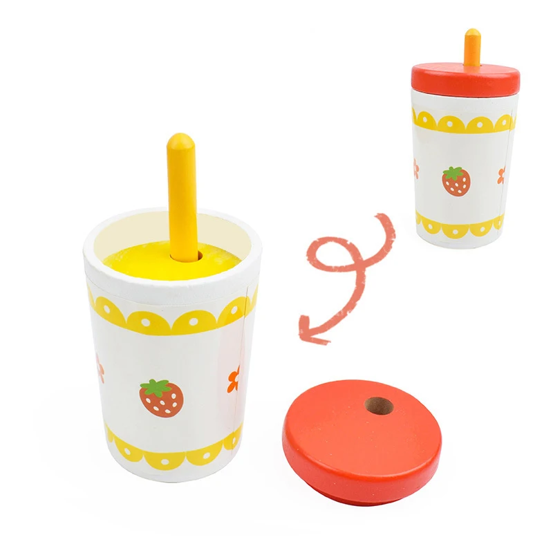 Magnetic Tool Kitchen Montessori Brain Game Toy Hamburger Play House Toys Simulation Seasoning Baking Toy Wooden Educational Toy