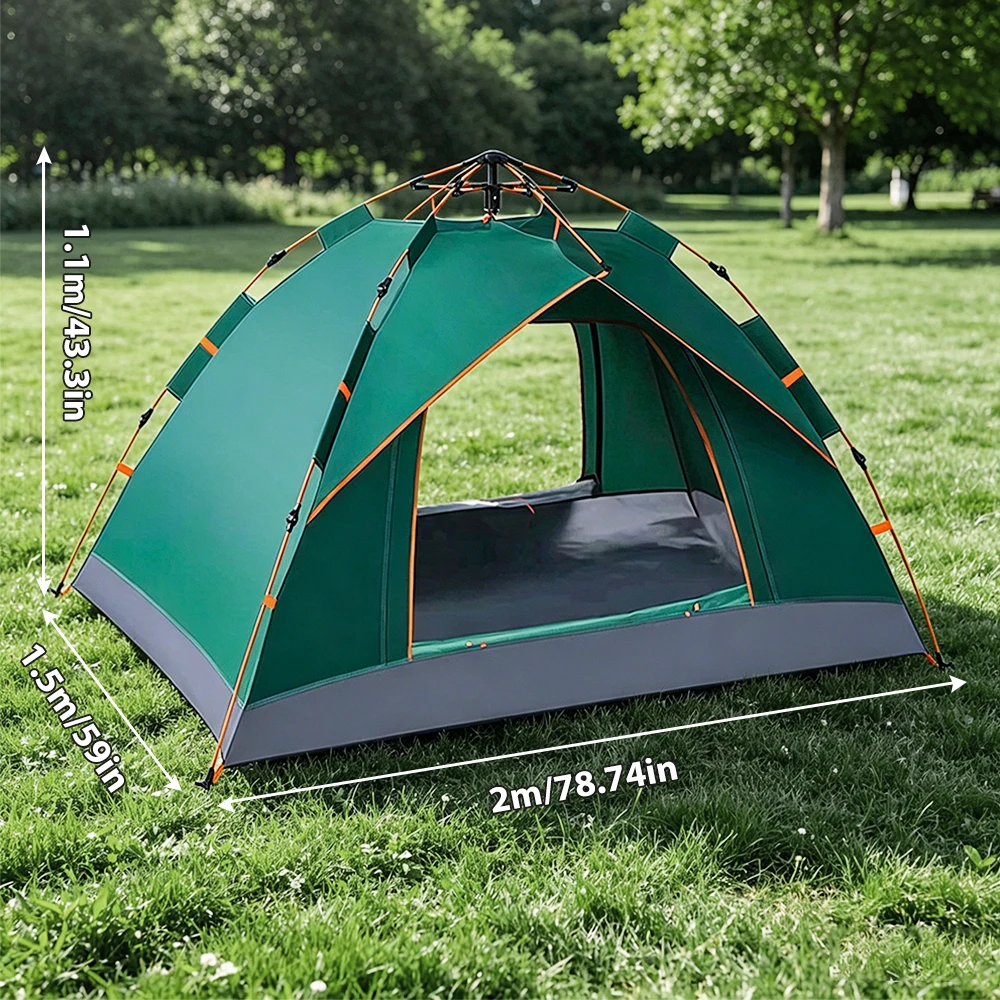 Automatic Quick-opening Tent Folding Outdoor Camping Beach Ultralight Tent Rainproof UPF50+ Anti UV Shelter 2 Person Tents
