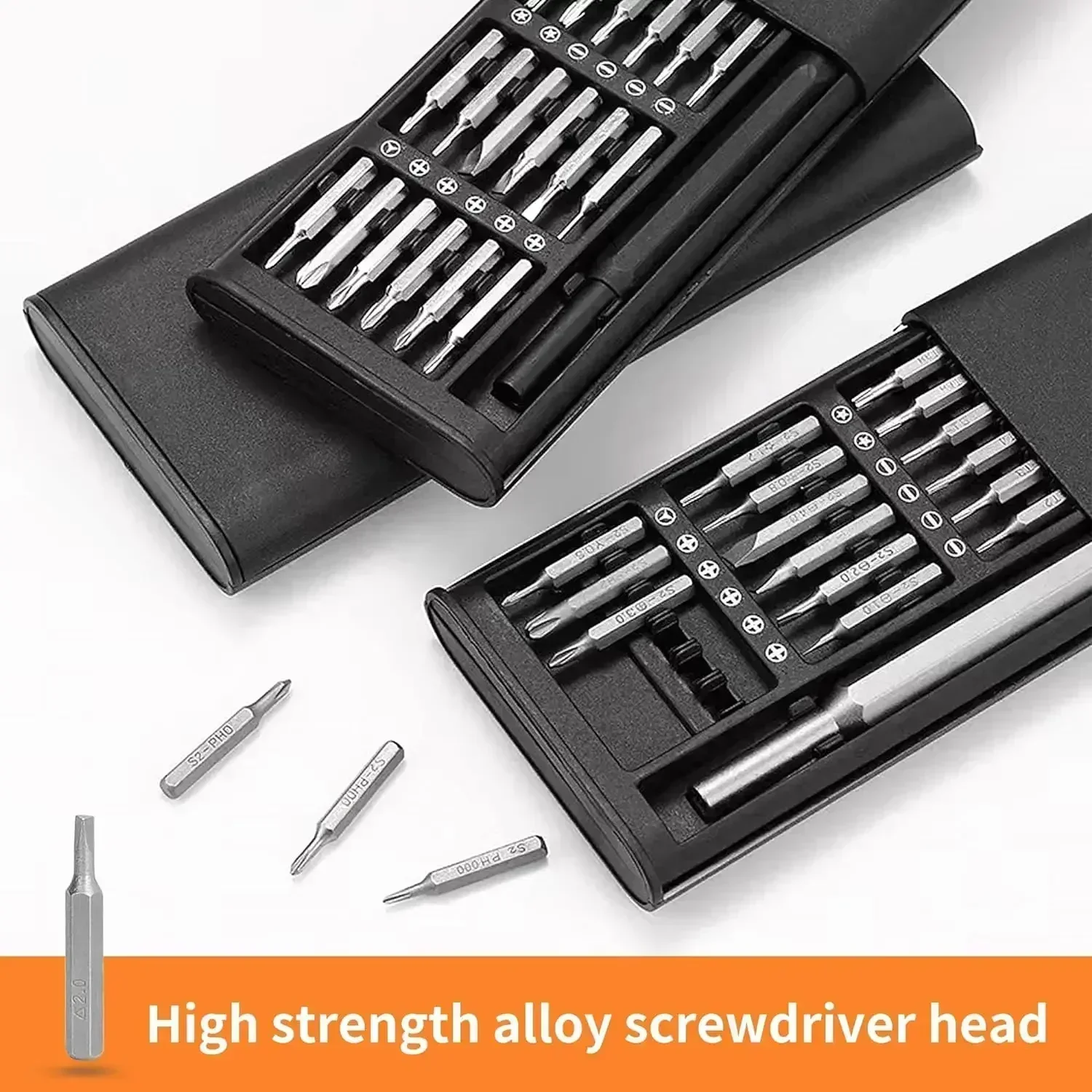Precision Screwdriver Set Small Screw Driver with Torx Cross Head and Flat Head Magnetic Repair Tool for Electronics Watch DIY
