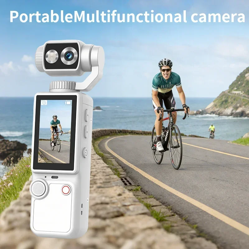 Lenovo 4K HD HandHold Wearable Camera Mini Travel Outdoor Portable Recorder Pocket Cam For Motorcycle and Vlogging  2026 New