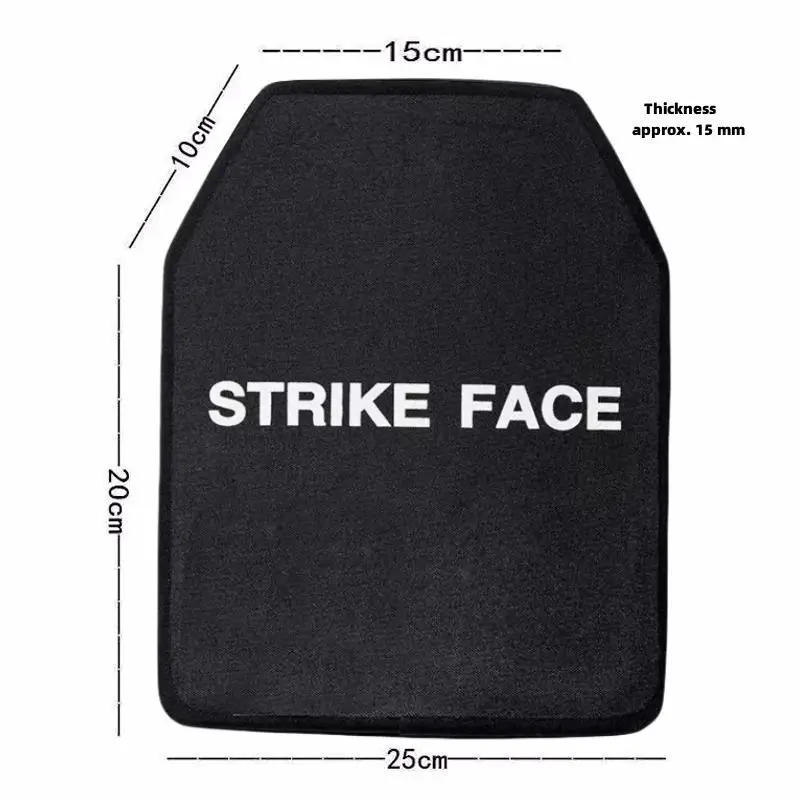 NIJ Level III Pure PE Board 25X30CM Level 3 Board Tactical Insertion Board Backpack Deck Defense Shield
