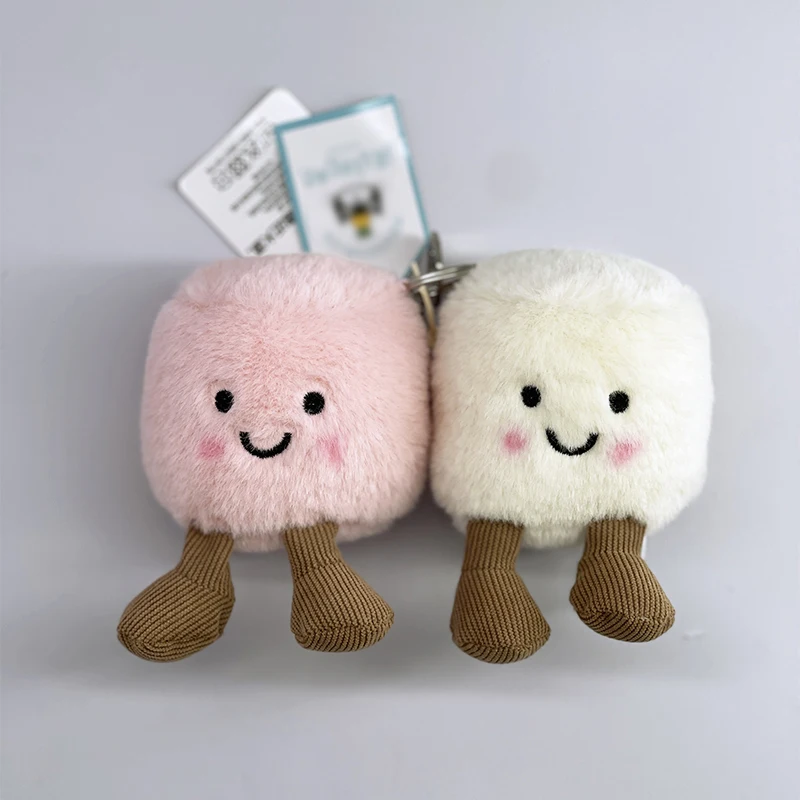 JC Golf ball plush keychain, grape keychain, jellyfish plush toy, hippopotamus, and plush elephant JC bag keychain