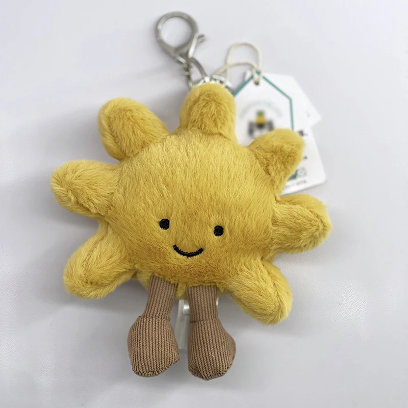JC Golf ball plush keychain, grape keychain, jellyfish plush toy, hippopotamus, and plush elephant JC bag keychain