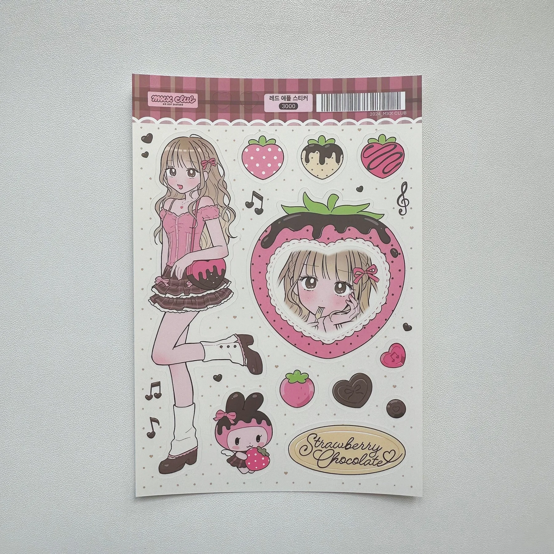 1/9PCS Korean Sweet Cool Girl Stickers Cute Cartoon Anime Girl Stickers Journal Diary Notebook Scrapbook Diy Decorative Stickers