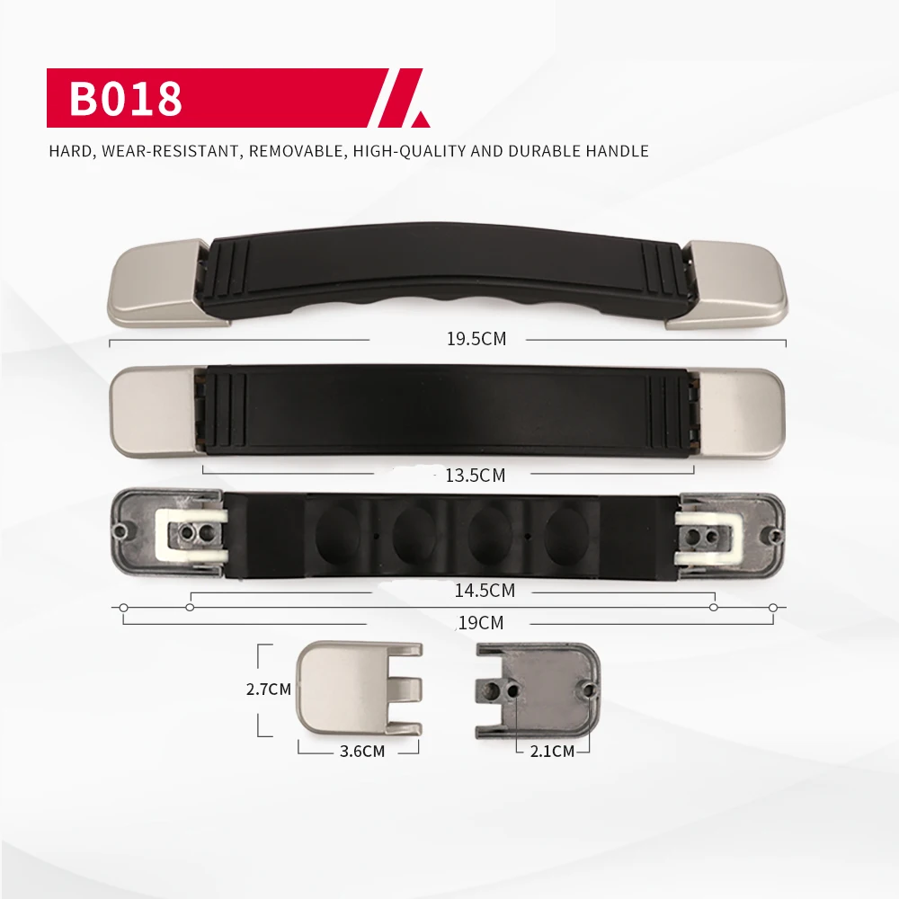 Travel Suitcase Luggage Handle Replacement Suitcase Travel Carry Handle with Spare Bag Parts