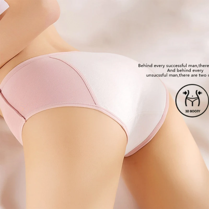 Leak Proof Menstrual Panties Physiological Pants Women Underwear Period Cotton Waterproof Briefs Plus Size XXXL Female Lingerie