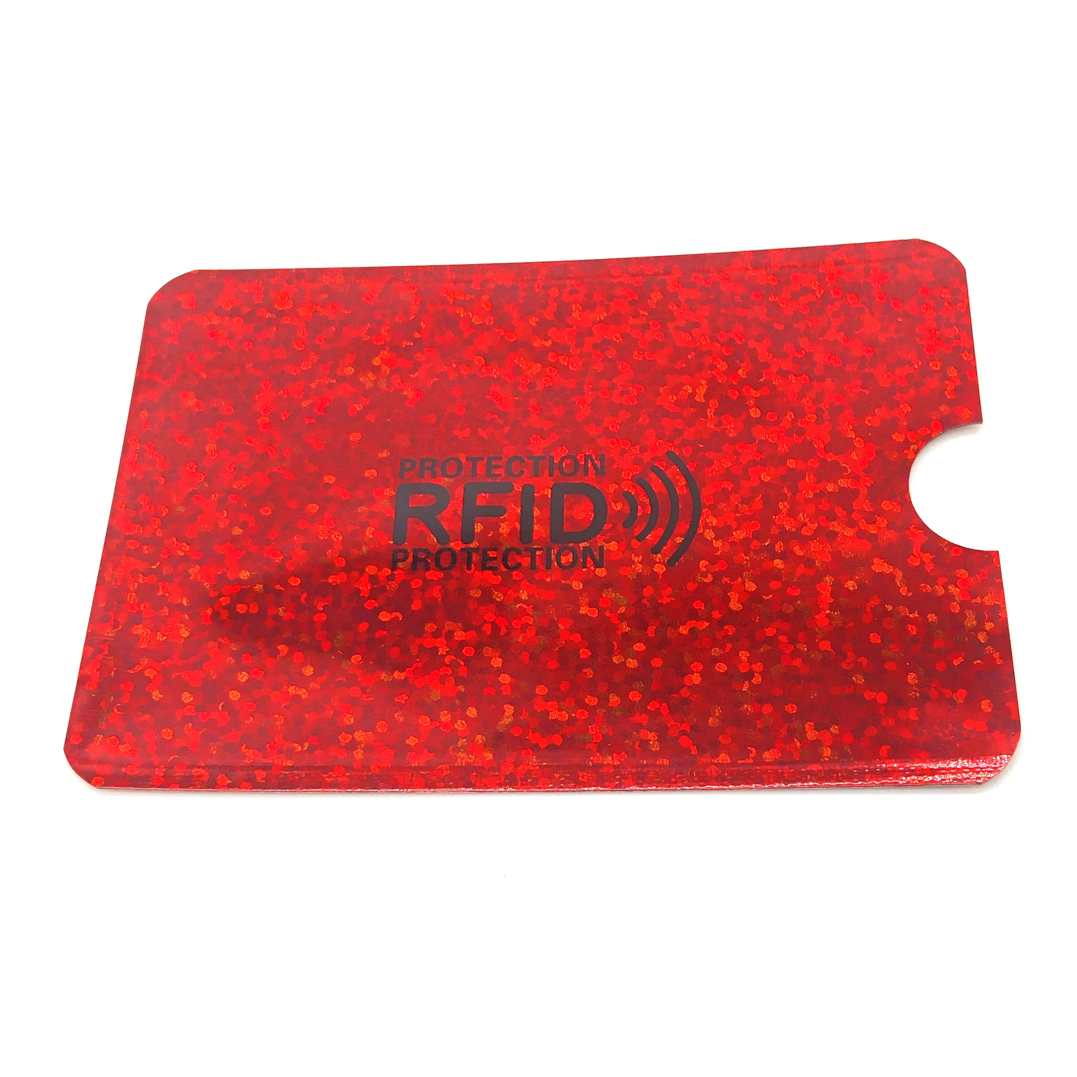 10PCS Laser Aluminum Foil RFID Bank Card Case Anti-degaussing Card Holder Protection Shielding Bag NFC Anti-Theft Card Holder