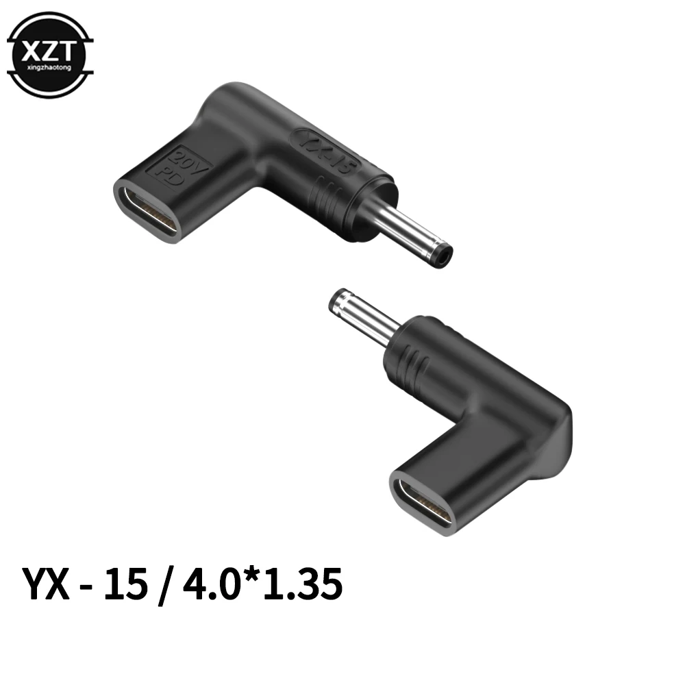 20V100W Laptop Power Adapter Connector DC Plug USB Type C Female to DC Male Jack Converter for Hp Dell Asus Acer Lenovo Notebook