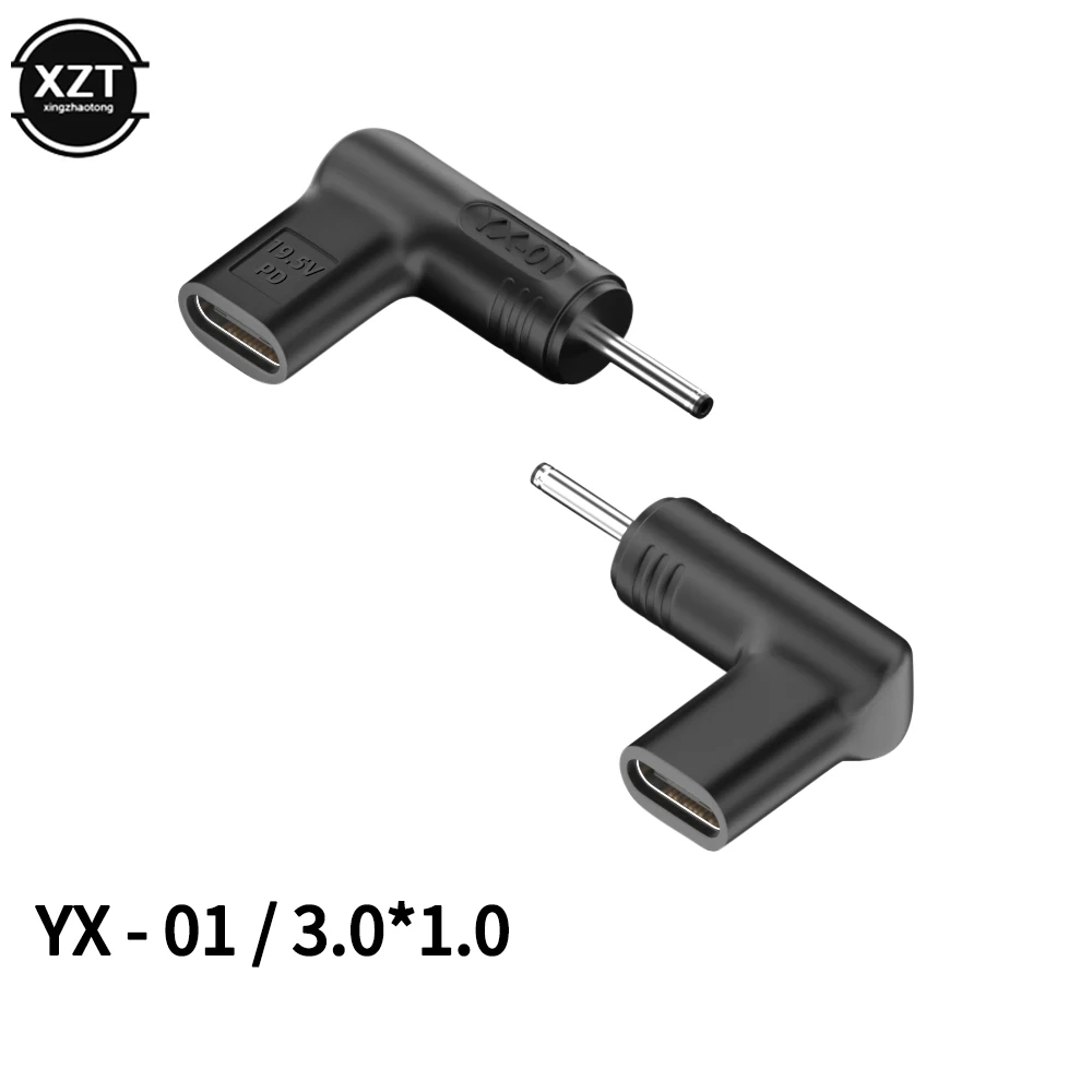 20V100W Laptop Power Adapter Connector DC Plug USB Type C Female to DC Male Jack Converter for Hp Dell Asus Acer Lenovo Notebook