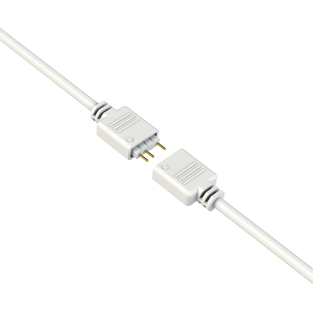 COOLMOON ARGB SYNC Splitter 5V 3 Pin 1 to 2/3/4 30CM Mainboard ARGB Extension Cable with Protective Cap for Computer Chassis