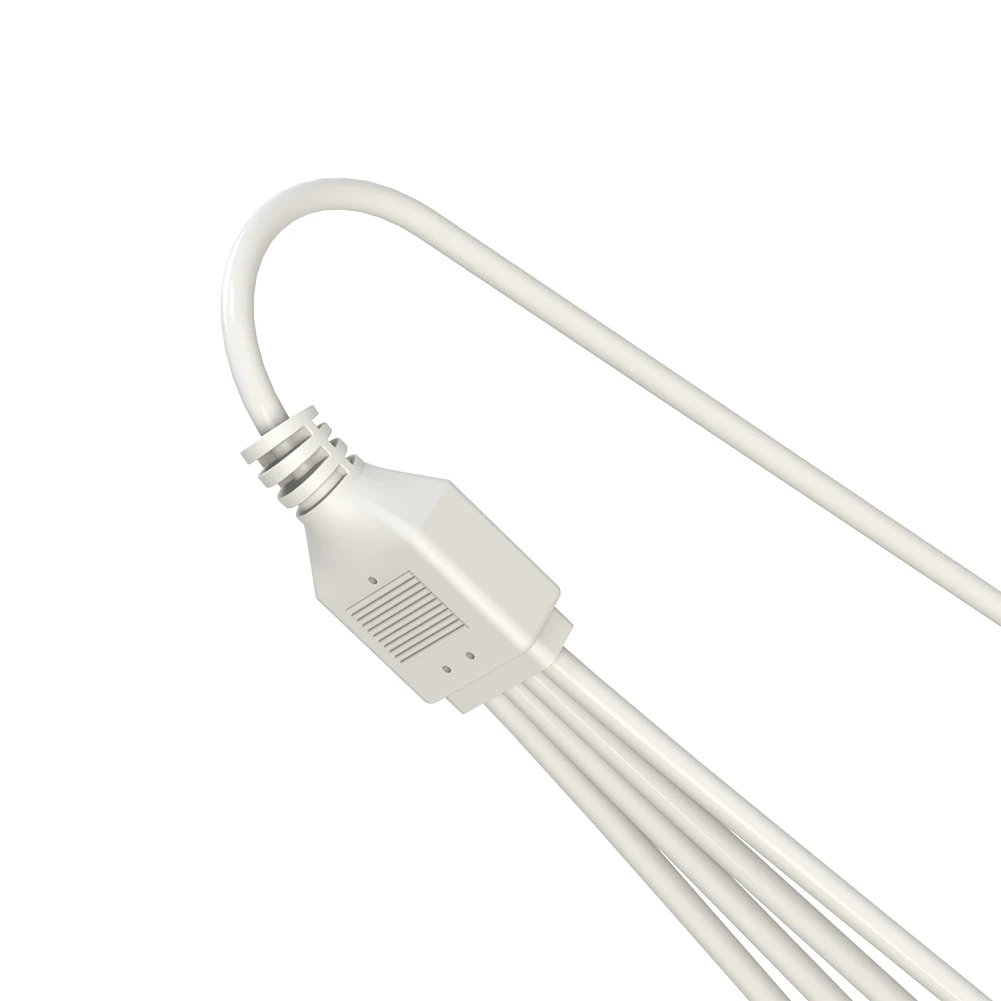 COOLMOON ARGB SYNC Splitter 5V 3 Pin 1 to 2/3/4 30CM Mainboard ARGB Extension Cable with Protective Cap for Computer Chassis