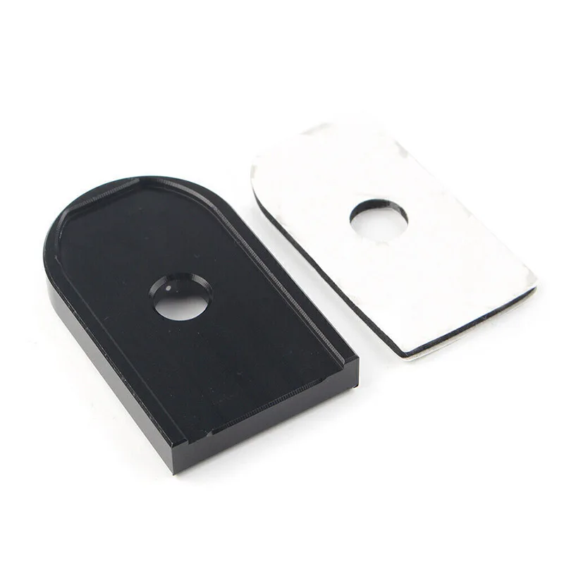 Bracingo Fit For Harley Sportster Touring Softail Dyna CVO Motorcycle Rear Seat Bolt Screw Nut Tab Knob Cover Kit Spacer Pad