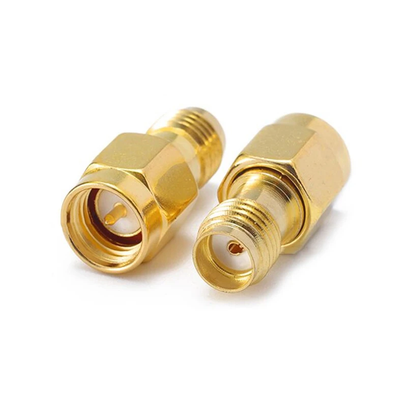 2PCS SMA to SMA Adapter SMA Male Female to Male Female RP SMA Straight 3 Way Right Angle 90 135 Degree RF Connector for Antenna