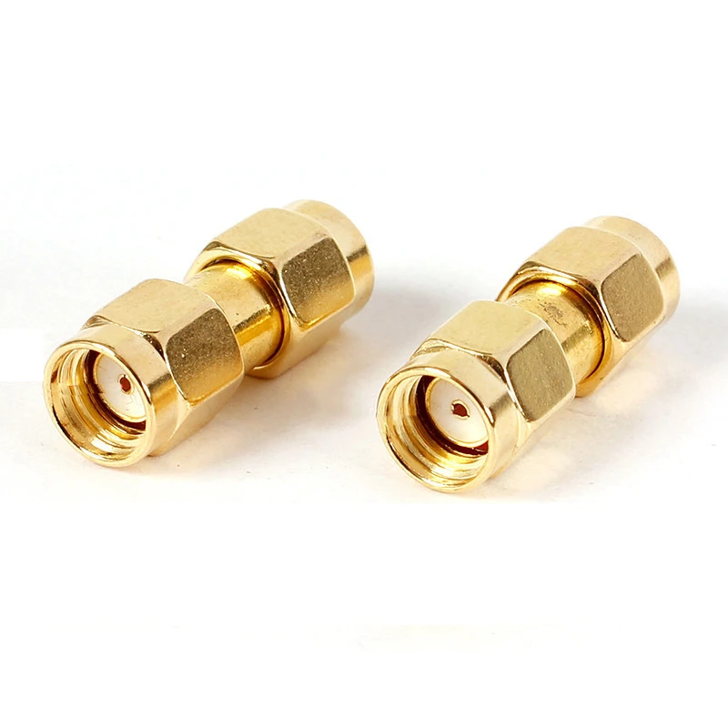 2PCS SMA to SMA Adapter SMA Male Female to Male Female RP SMA Straight 3 Way Right Angle 90 135 Degree RF Connector for Antenna
