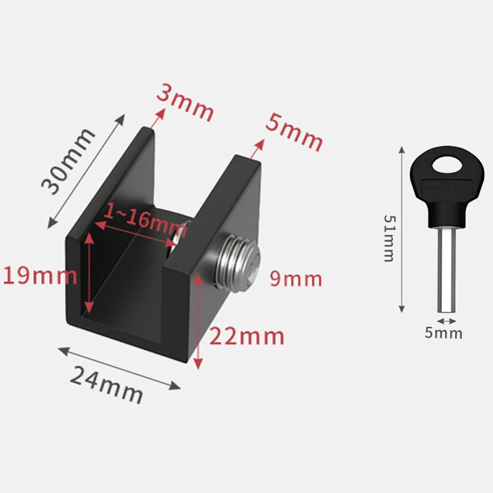 2 Pcs Adjustable Window Lock Stopper Safety Locks for Kids and Pets Anti-theft Door Lock Non Punch Sliding Window Lock Hardware