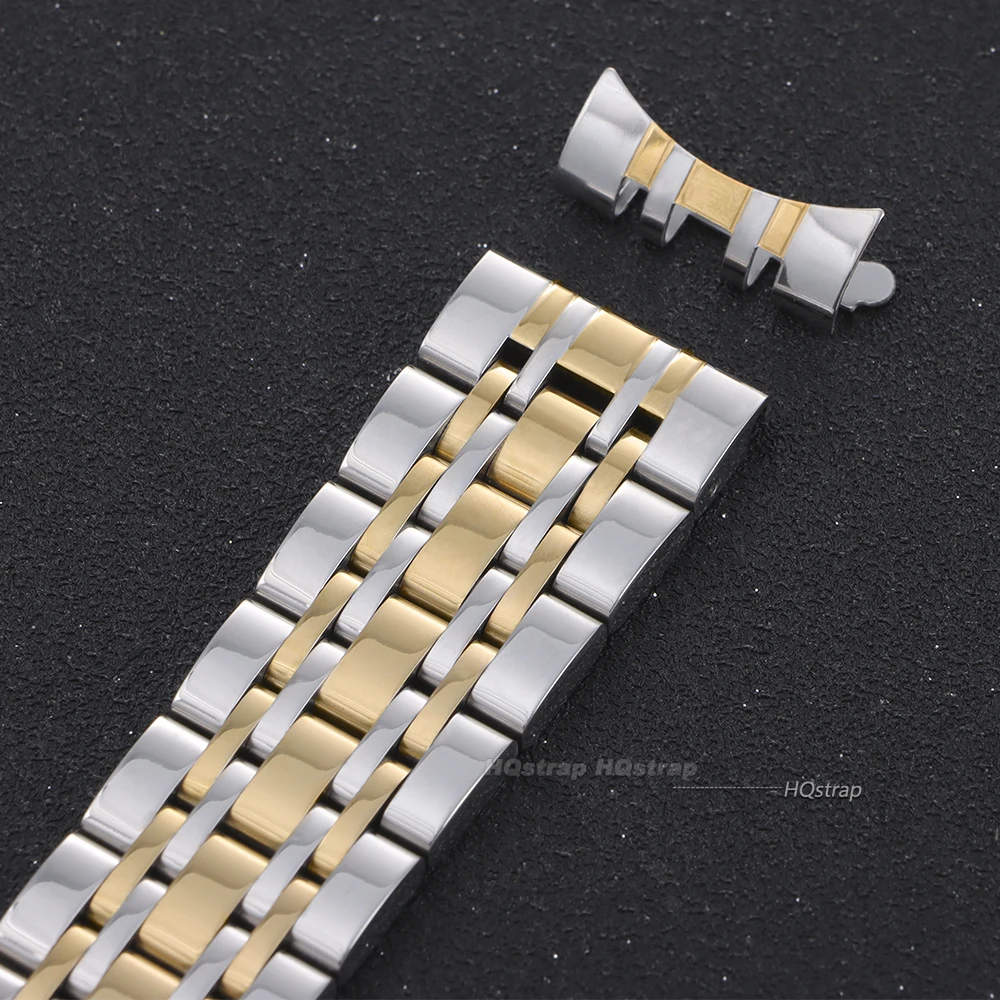 Solid Stainless Steel Band 18mm 20mm 22mm Universal Smartwatch Replacement Strap Bracelet Men Business Watchband Belt