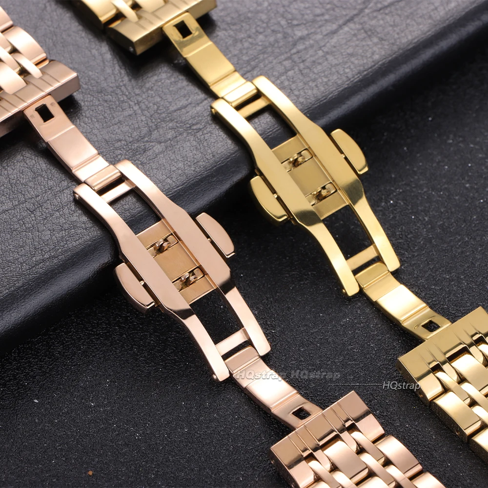 Solid Stainless Steel Band 18mm 20mm 22mm Universal Smartwatch Replacement Strap Bracelet Men Business Watchband Belt