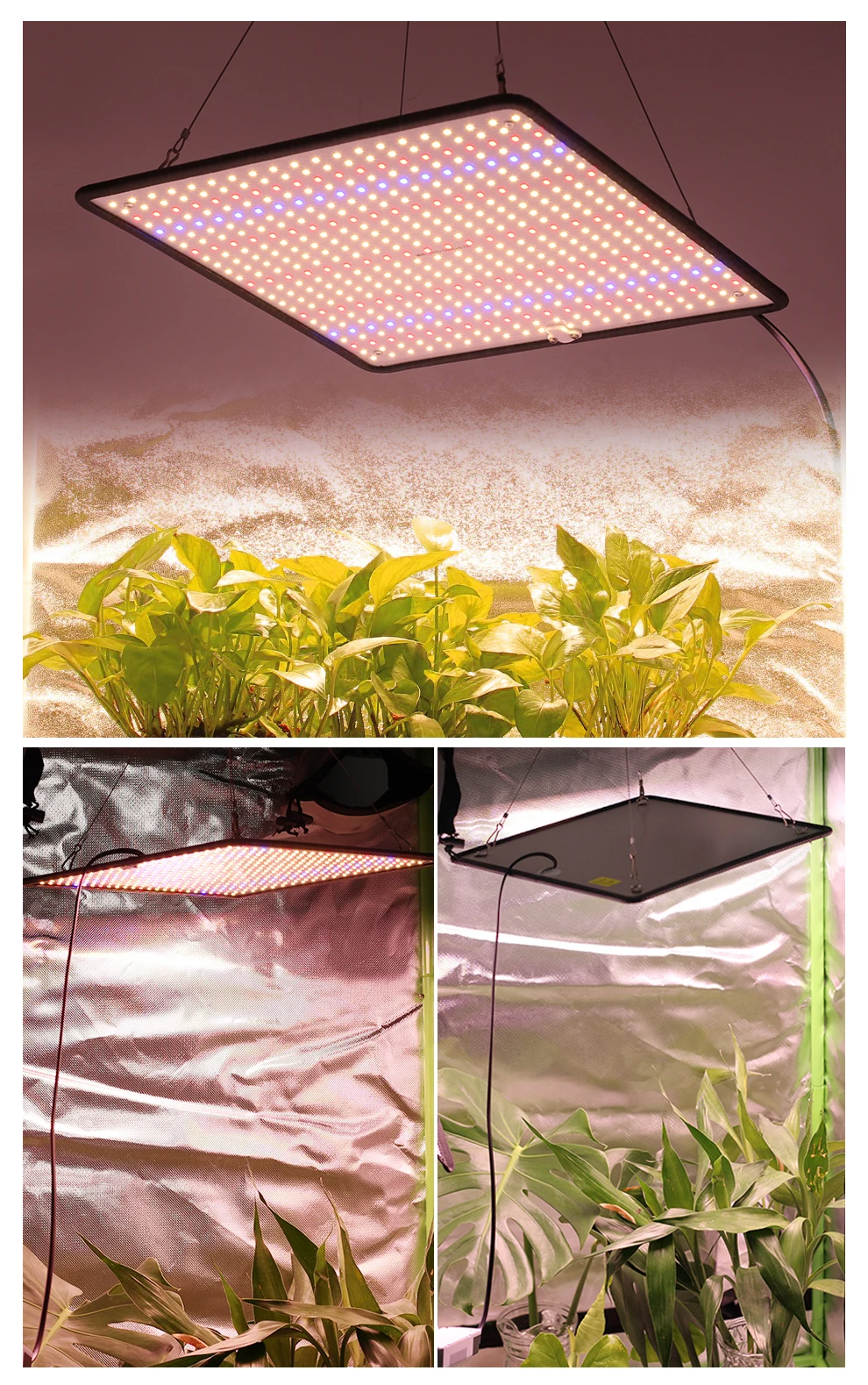 LED Grow Light Full Spectrum Phyto Lamp AC85-240V 40W For Indoor Grow Tent Plants Growth Light