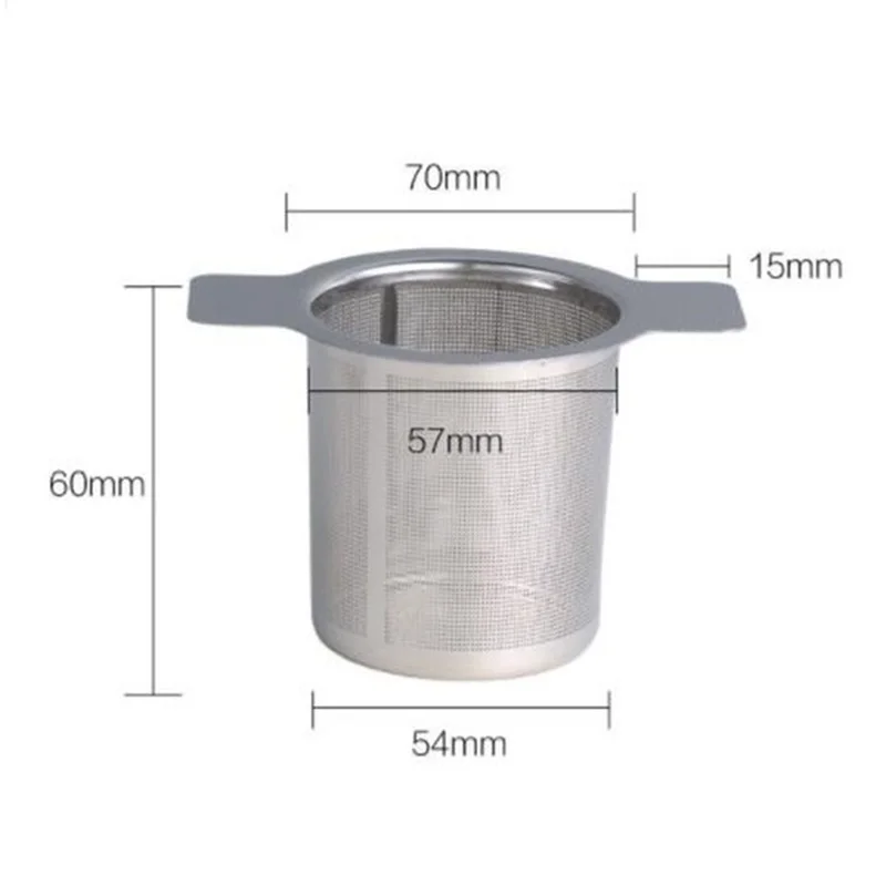 1 Pcs Stainless Steel Reusable Mesh Tea Infuser Strainer Leaf Filter Sieve Cup Parts
