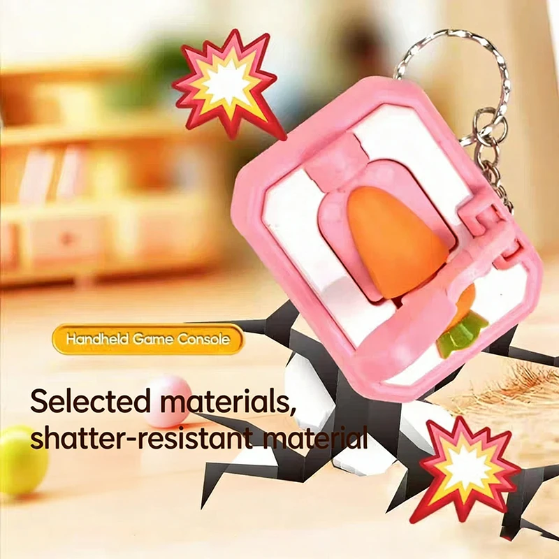 DIY Keychain Carrot-cutting Creative Mini Cutting Fun Stress-relieving Toy Interesting Toy Gift