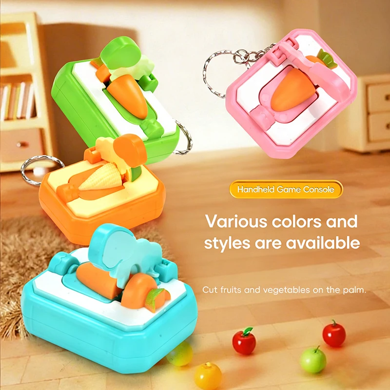 DIY Keychain Carrot-cutting Creative Mini Cutting Fun Stress-relieving Toy Interesting Toy Gift